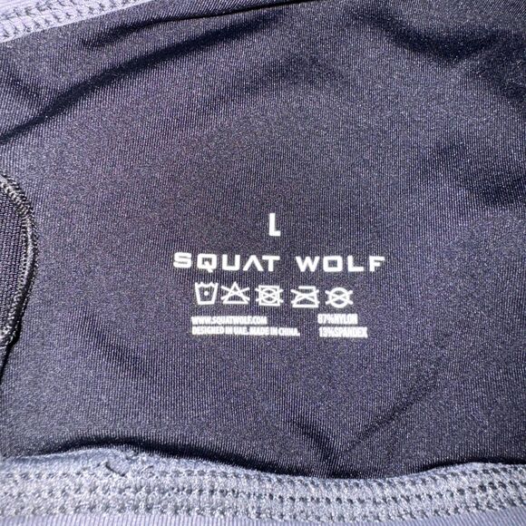 Squat Wolf Athletic | Hera Performance Grey Sports Bra Size Large New with Tag - Picture 9 of 9